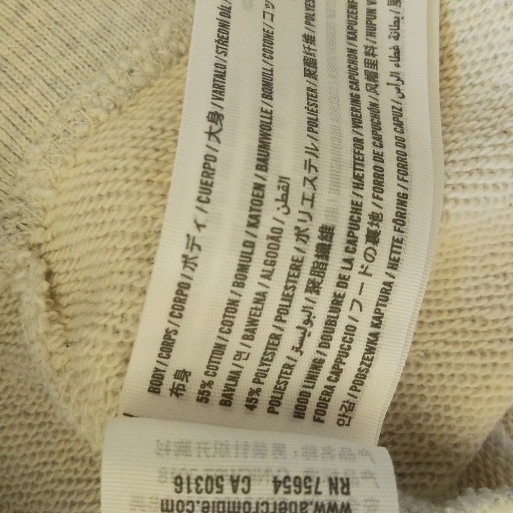 Mens Hollister Zippered Hoodie Sweatshirt Large - Picture 6 of 7